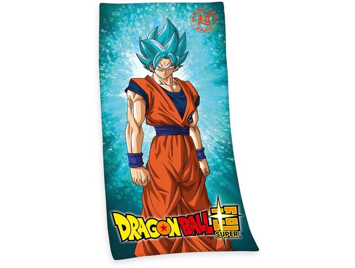 Badetuch Dragonball , bunt, B:75cm L:150cm, Velours, Obermaterial: 100% Baumwolle, Handtücher, Badetuch, mit coolem Motiv