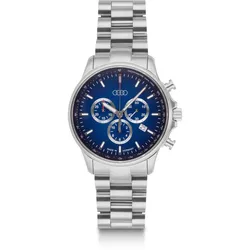 Audi Chronograph Edelstahl silber/blau 3102500300 - 42 mm