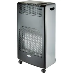 Magni Blue Flame-Heizofen 4,2kW, MAGICA-IDEAL, Heizlüfter, Silber, Schwarz