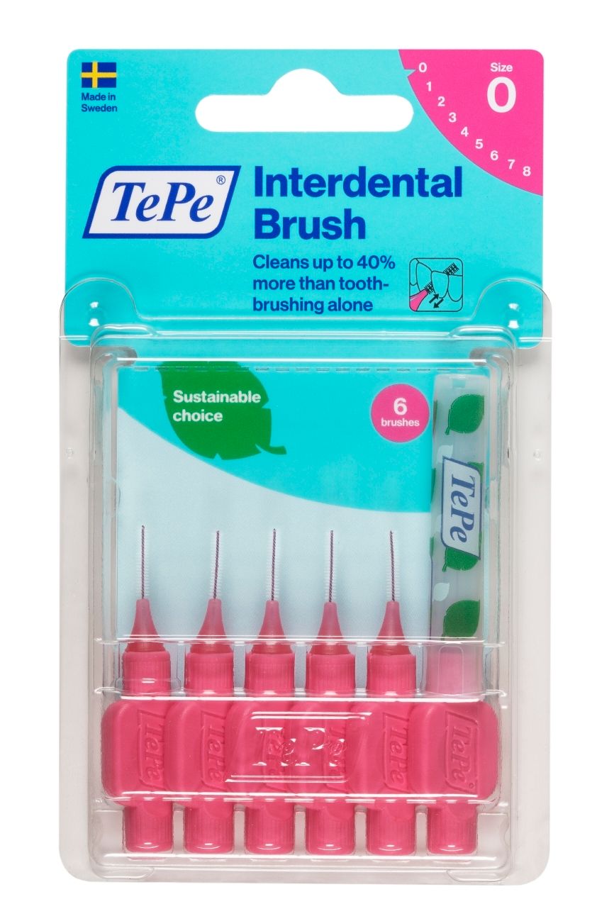 Tepe Interdentalbürste 0,4mm pink 6 St Zahnbürste