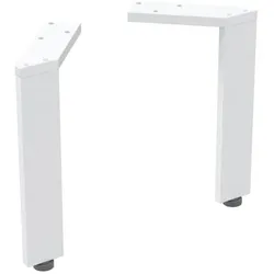 Geberit Fuß-Set 502330011 Höhe 22,5 cm, weiß / pulverbeschichtet, 2 Stück