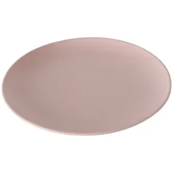 Boltze Keramik Teller Pastell, H:2,5 cm, D:20,5 cm, Hellrosa