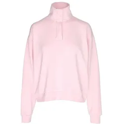 Roxy, Damen, Sportshirt, Sweater Rise & Vibe Fleece (S), Pink, Rosa