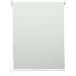 Mendler Rollo HWC-D52, Fensterrollo Seitenzugrollo Jalousie, 40x160cm Sonnenschutz Verdunkelung blickdicht ~ creme