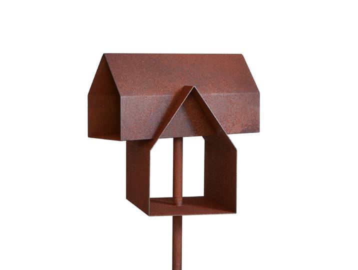 Frederik Roijé - Size Matters Vogelhäuschen, corrosion brown