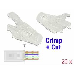 Delock DELOCK Crimp&Cut RJ45 Knickschutz St 20S Drahtverbinder Transparent 1 St. 86455