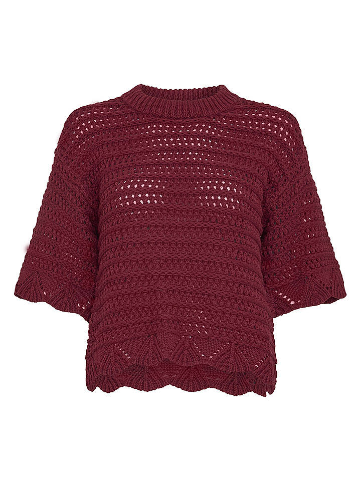 MOSS COPENHAGEN Pullover in Bordeaux - M/L