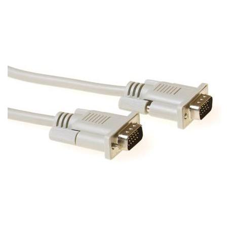 ACT VGA connection cable male-male SQ 1.8m VGA (D-Sub) VGA (D-Sub) Weiss VGA-Kabel (1.80 m) (AK3225)
