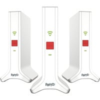 Mesh Set 4200 3er-Set, Repeater weiß/rot, 3x FRITZ!Repeater 3000 AX