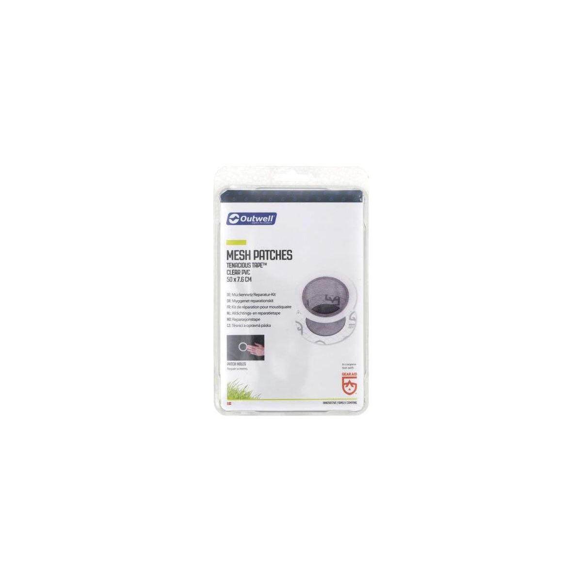 Outwell Tenacious Tape Mesh Patches black & grey 651219