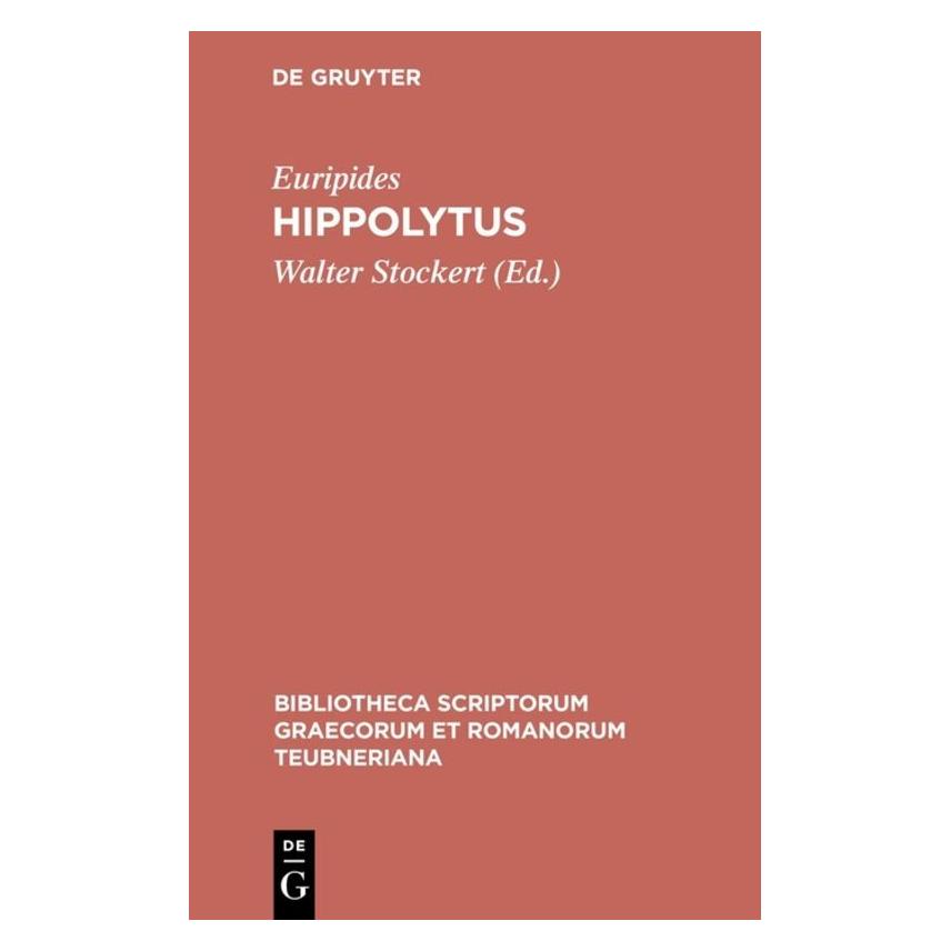 De Gruyter Euripides:Hippolytus (Griechisch, Hardcover, Euripides) (61111789)