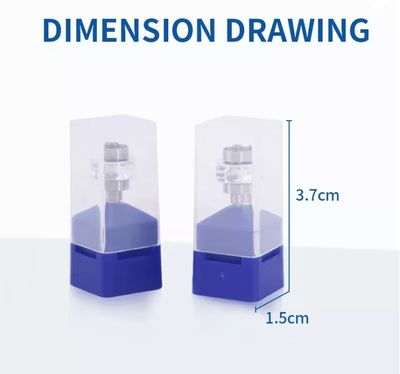 Inspire Essentials LumiDent LED Dental High Speed Handpiece With Ceramic Bearings And Push Button Design two Rotors