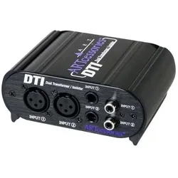 ART Audio ART DTI passive DI-Box mit XLR-Mikrofonkabel, Mikrofon Zubehör