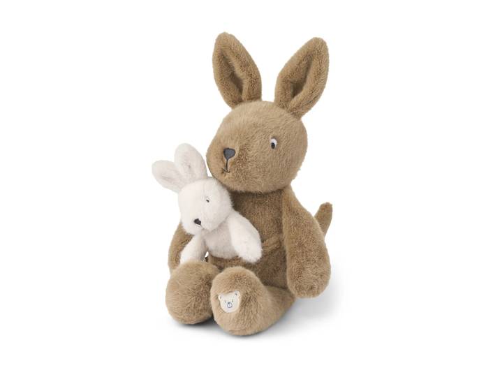 Liewood Kelly Kangaroo Mommy & Me kangoeroe knuffel Dune