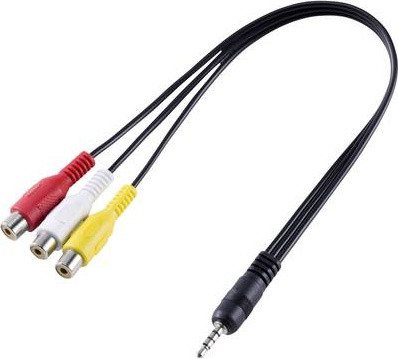 SpeaKa Professional AV-audio- en video-adapter met 3,5 mm jackconnector