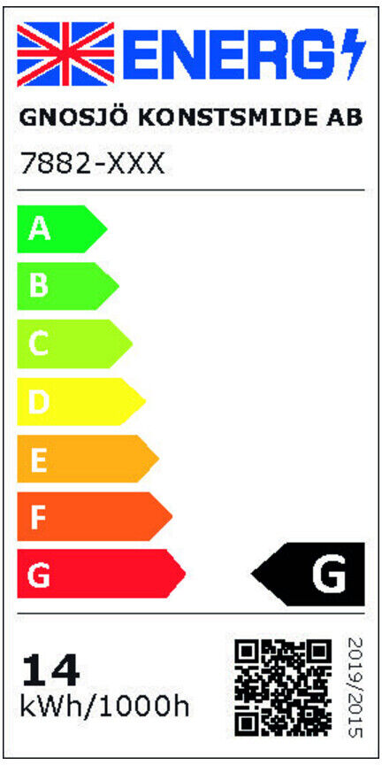 Gnosjö Konstsmide AL LED-Wandleuchte Gela ab/auf anth 7882-370)