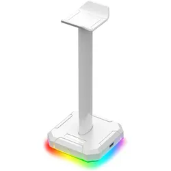 Redragon Zepter Pro Baltas HA300-W, Kopfhörerständer, Weiss