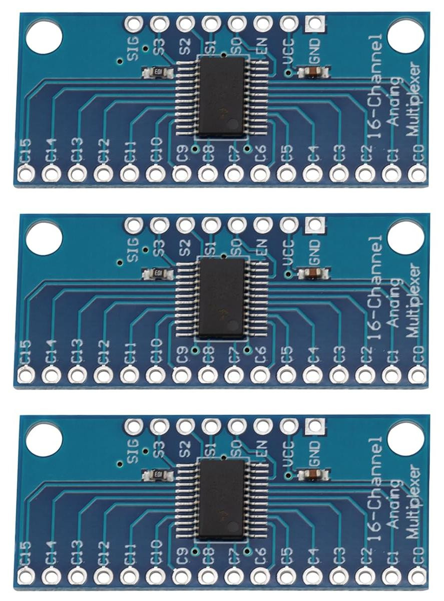 Dripio 16-kanaals analoge/digitale multiplexer breakout-module, 3 stuks