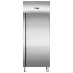 Skyrainbow Edelstahltiefkühlschrank, Inhalt 733 Liter, Backnorm, 10Paar Schienen, ohne Trageroste