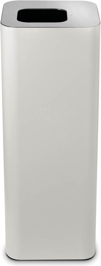TKG Pure Mülleimer Dekcel weiß, silber