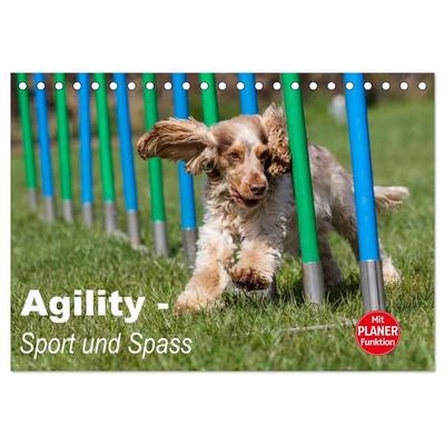 Agility - Sport und Spass (Tischkalender 2027 DIN A5 quer), CALVENDO Monatskalender