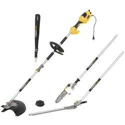 Powerplus, Heckenschere, Garten multitool 1000W - 3 Acc. (Netzbetrieb)