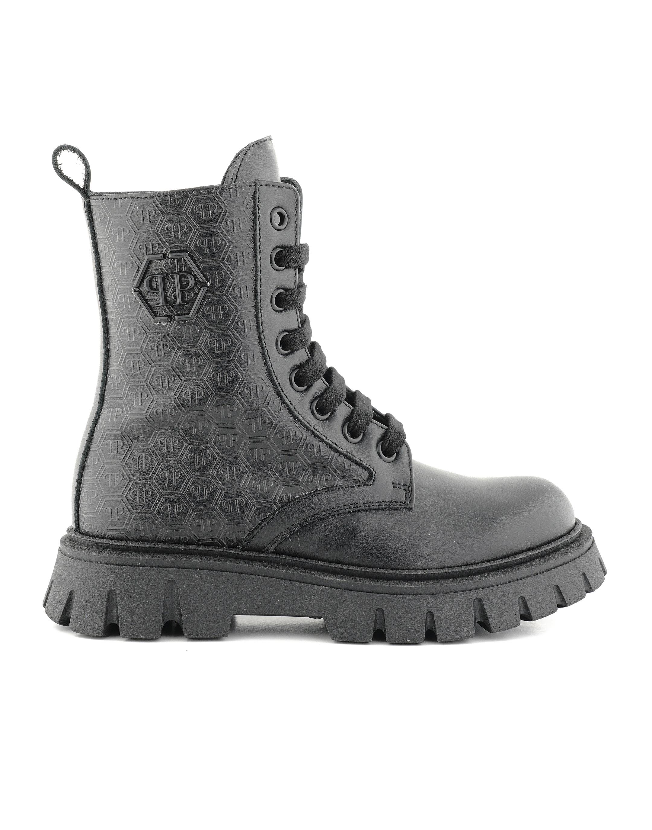 Flache Stiefeletten Hexagon