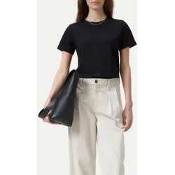 Basic T-Shirt Schwarz XL
