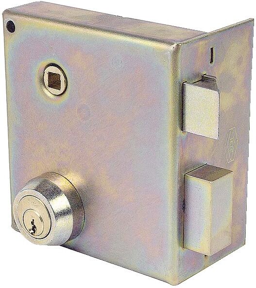 Serrure monopoint en applique à fouillot VEGA extra renforcée cylindre 45 mm droite JPM 900400-06-1A