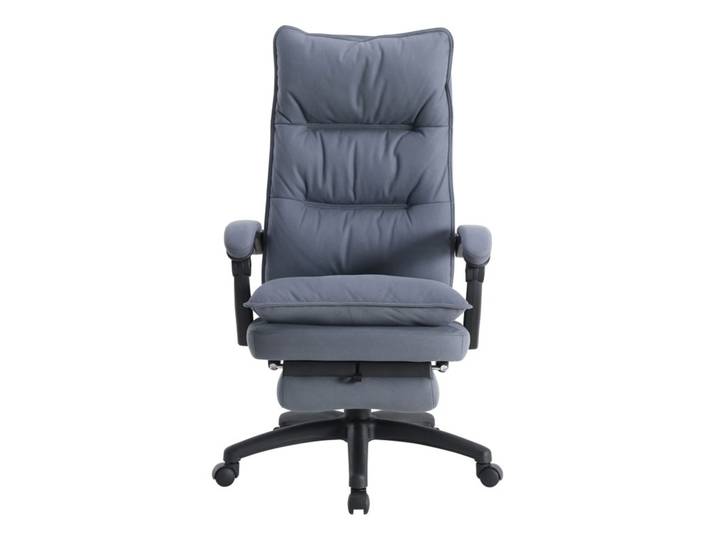 Fauteuil bureau repose pieds FANCY Gris