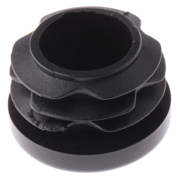 RS PRO Endkappe rund Schwarz passend für Ø 25.4mm (5260544)