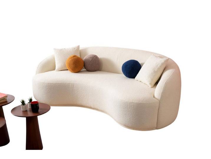 JVmoebel 3-Sitzer Beiges Stoffsofa Harmonie – Modernes Design und hoher Sitzkomfort, 1 Teile, Made in Europe