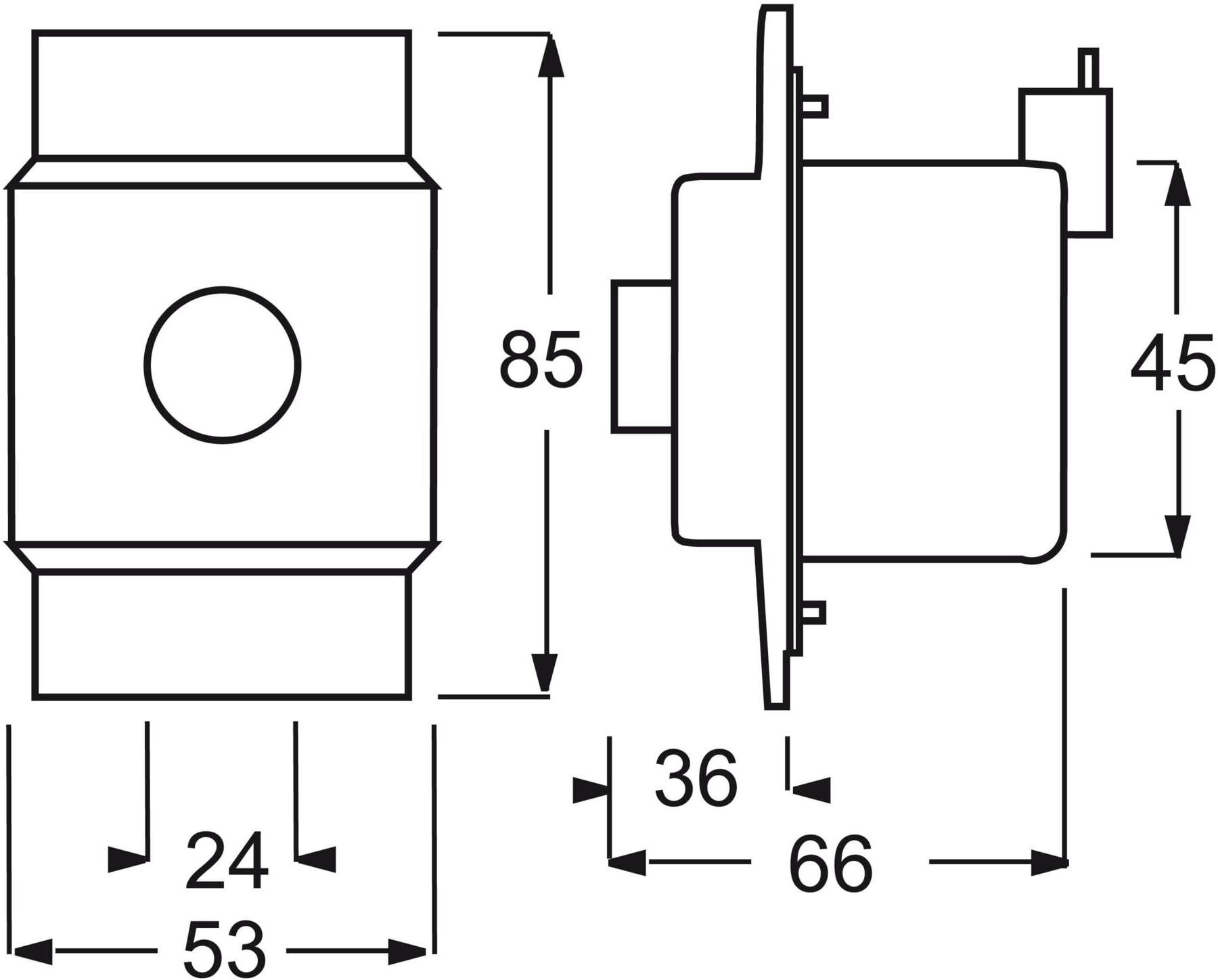 Busch-Jaeger 2112-101 Potentiometer-Einsatz für Lautstärkeregelung von Lautsprechern, 2CKA006599A2266)