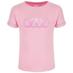 Audi T-Shirt Mädchen rosa Kinder Größe 158/164 3202500309 - 158/164