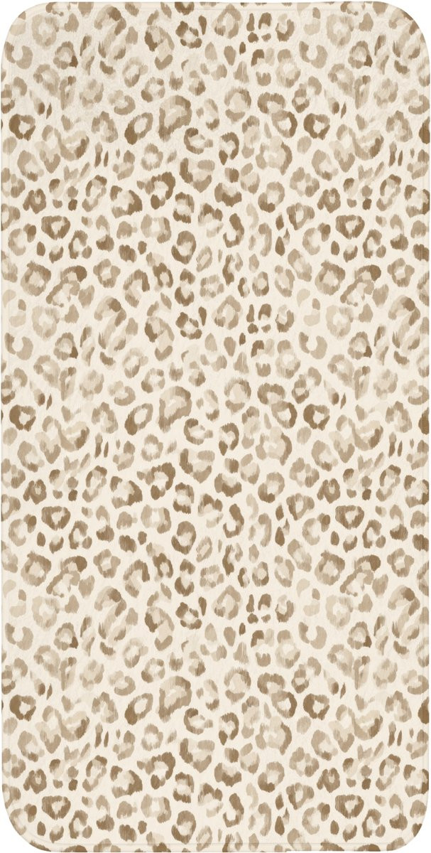 OnlyWow WC mat Luipaard Beige - Antislip - 60 x 120 cm