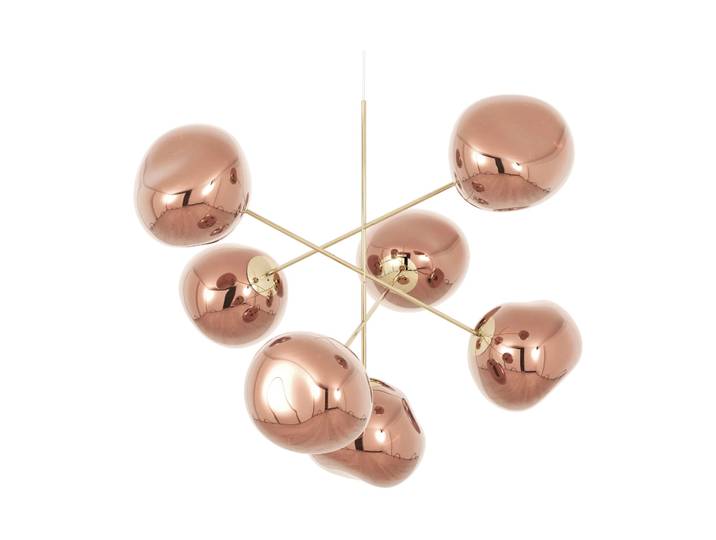 Tom Dixon Melt Chandelier large Kronleuchter LED 196 cm Copper