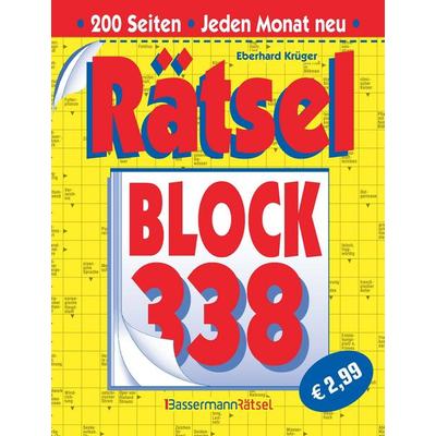 Rätselblock 338, Taschenbuch von Eberhard Krüger, Bassermann, 978-3-8094-5040-5