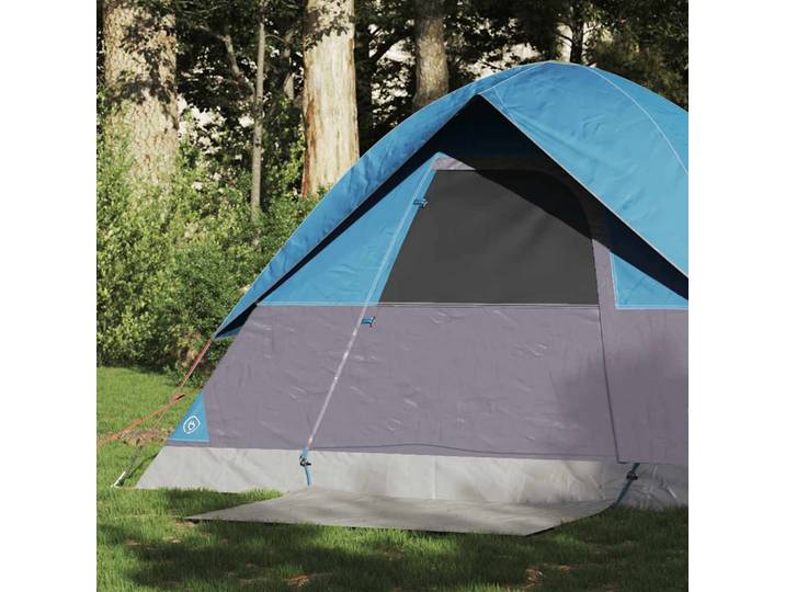 vidaXL Kuppel-Campingzelt 2 Personen Blau Wasserdicht