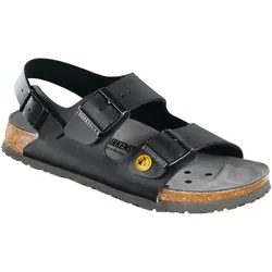Birkenstock ESD-Sandale Milano, Größe 39, schwarz, schmal