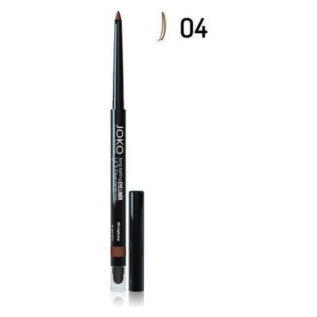 Jokon JOKO Long Lasting Eye Liner Automatic mit Anspitzer und Smudger 004 Braun (004 Braun) (44152781)