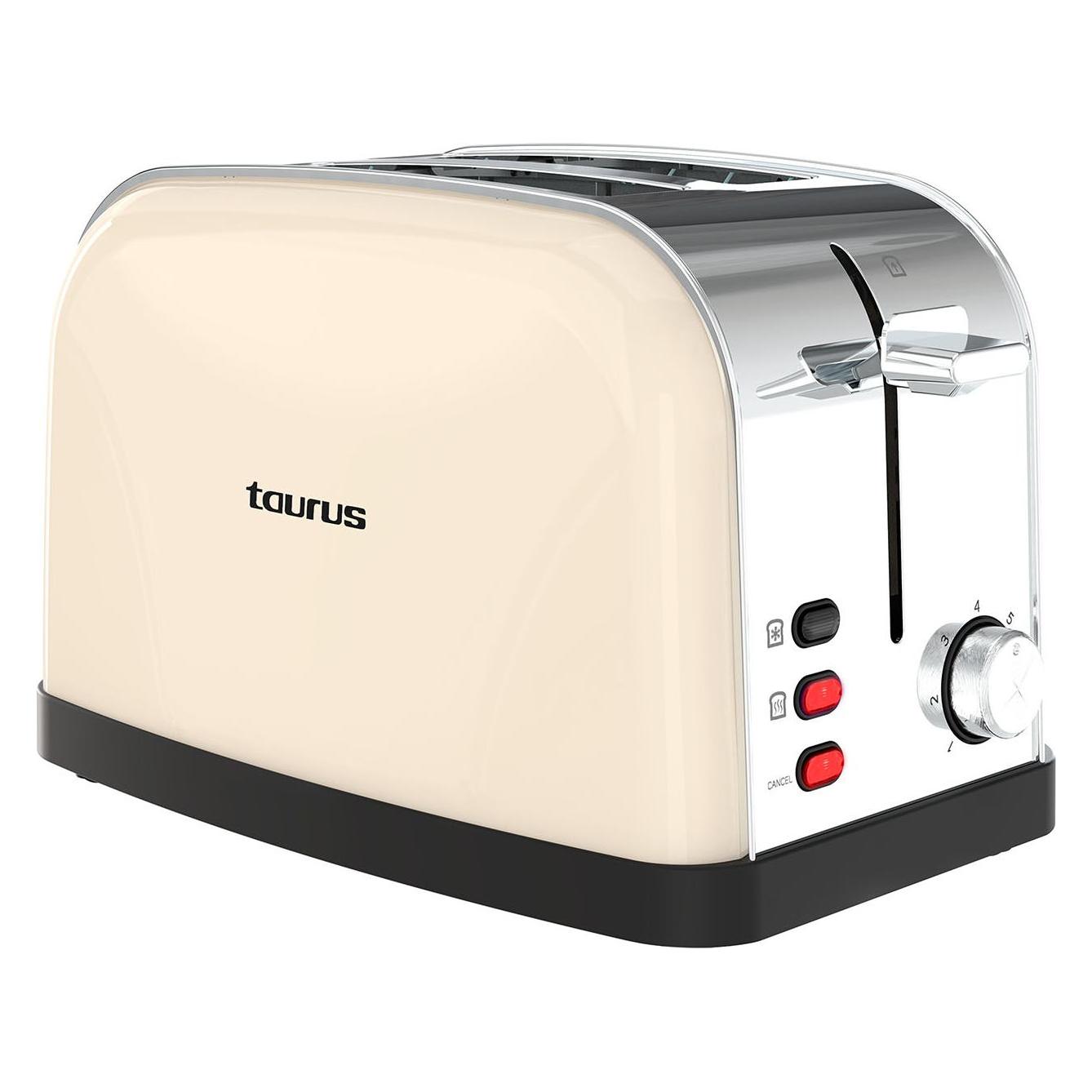 Taurus Toaster Two Slot Vintage 2 Cream (960704000)