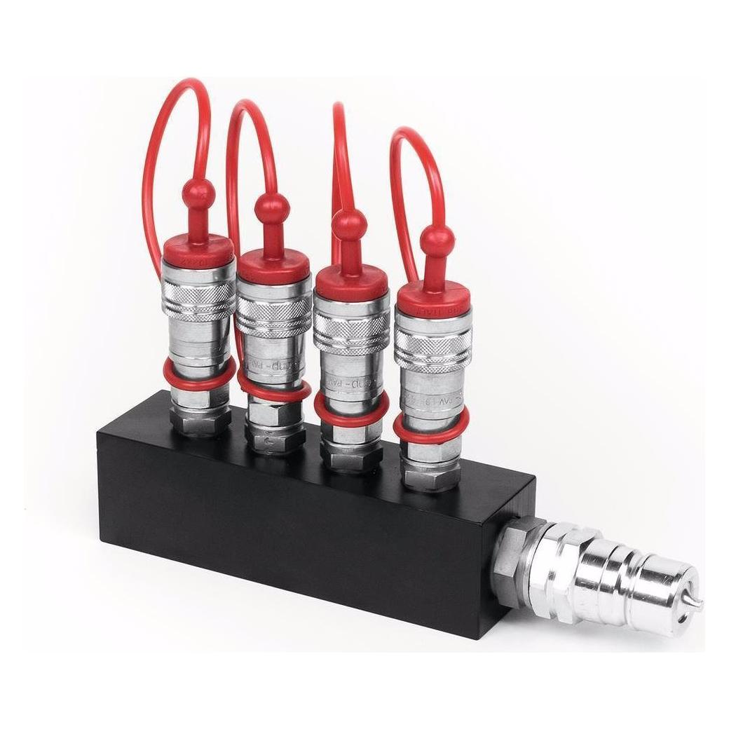 TCM CO2 Verteilerblock (4x3/8 in auf 1x3/4 out) (51708376)