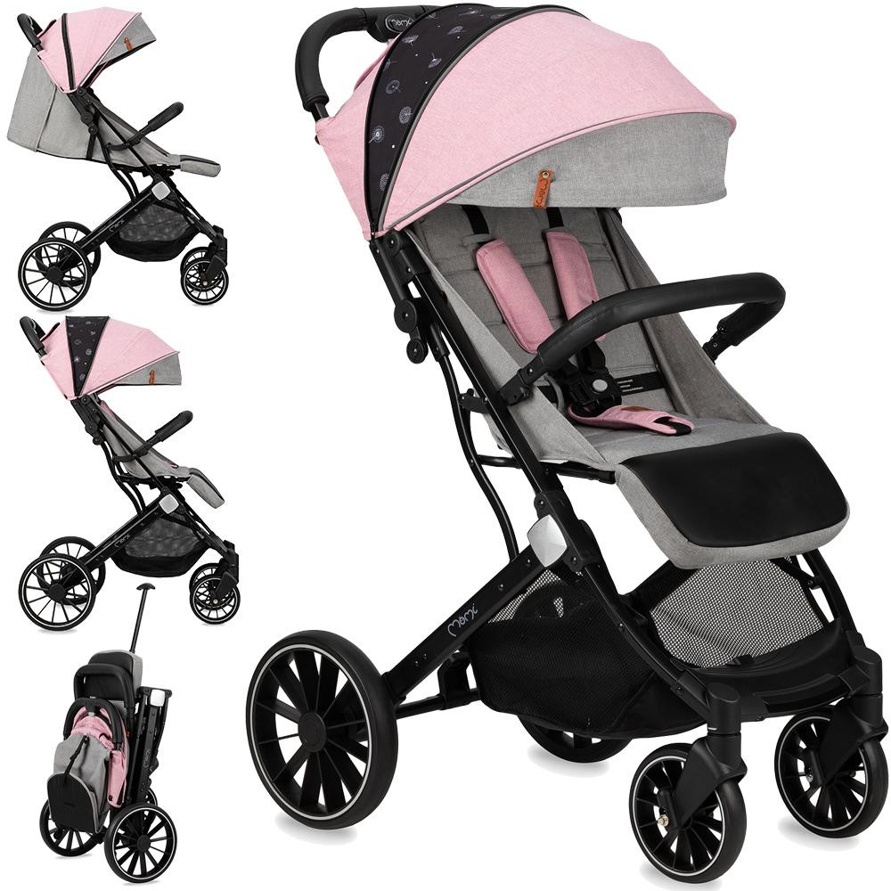 MoMi Kinderwagen Estelle Light Plus, Roze, WOSP00054