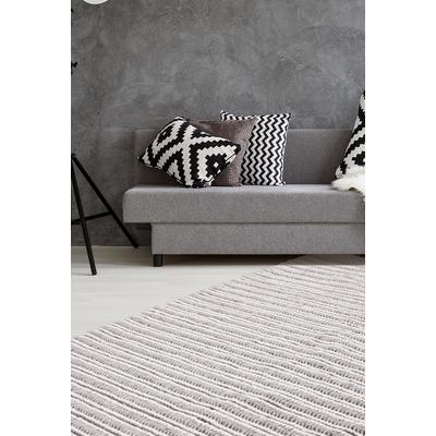 Teppich KAYOOM "Natura 110", grau, B:120cm H:20mm L:170cm, Wolle, Teppiche, Teppich, Besonders hochwertige, handgearbeitete Qualität