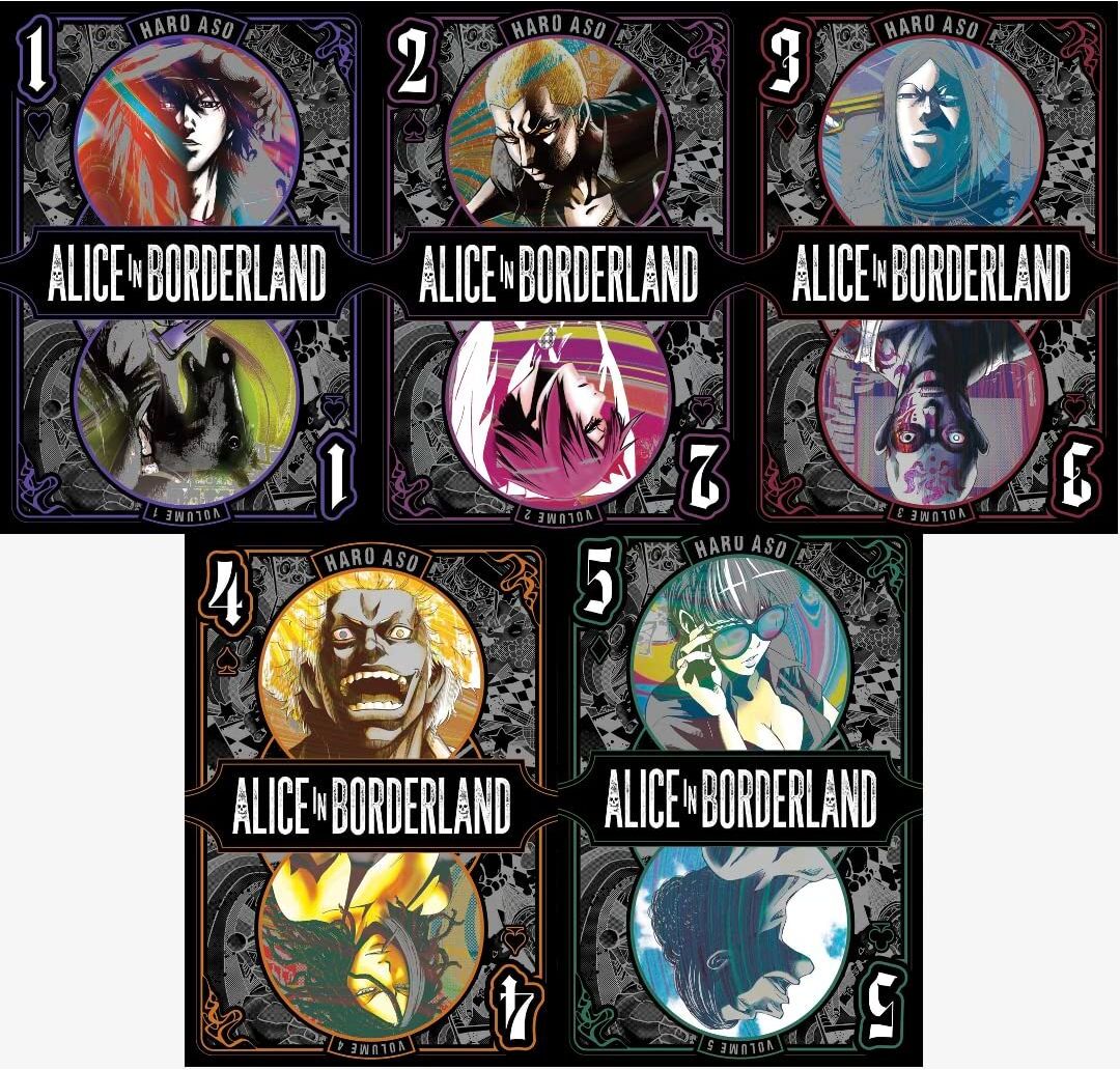 VIZ Media LLC Alice in Borderland 5 Books Collection Set (Volumes 1-5) by Haro Aso