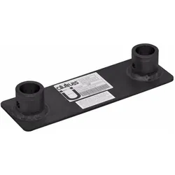 Alutruss BILOCK Bodenplatte SBBP sw, Montage Lichttechnik, Schwarz