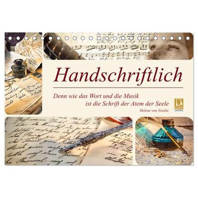 Handschriftlich (Tischkalender 2027 DIN A5 quer), CALVENDO Monatskalender