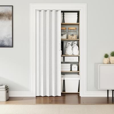 Techni Home Home Studio PVC Foldable Accordion Door, Space-Saving, Room Divider Door