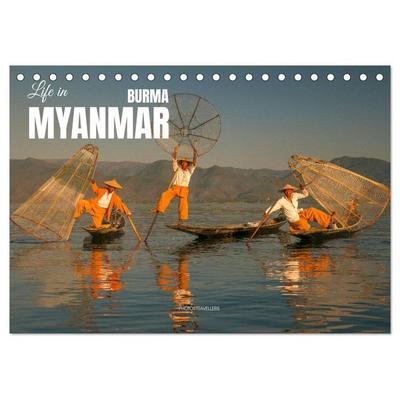 Life in Myanmar, Burma (Desk Calendar 2026 DIN A5 landscape), CALVENDO 12 Month DeskCalendar