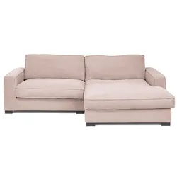 BOOOM Ecksofa Happy Cord Flamingo